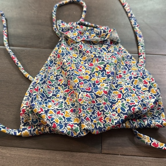 J Crew Classic Floral Print Bikini SZ Medium - Picture 3 of 7